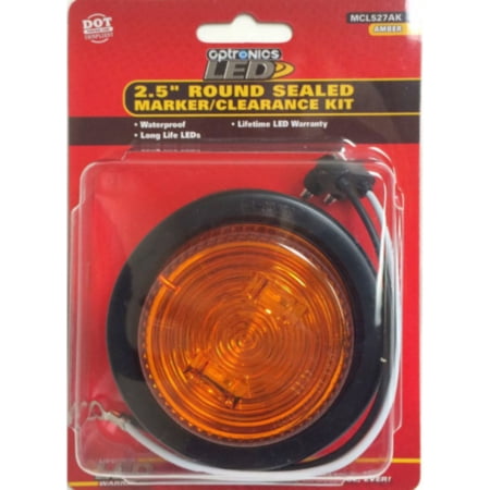 Optronics MC66AS Amber Clearance Light Optronics MC66AS Amber Clearance Light